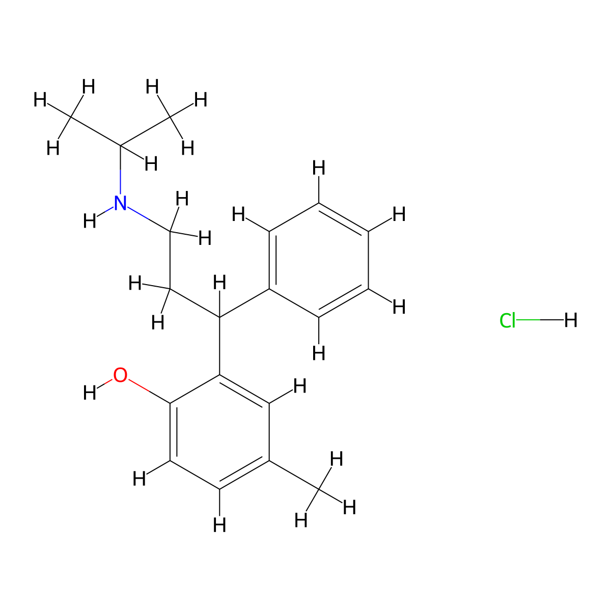 4-Methyl-2-{1-phenyl-3-[(propan-2-yl)amino]propyl}phenol hydrochloride molecular structure, CAS 2703782-28-7