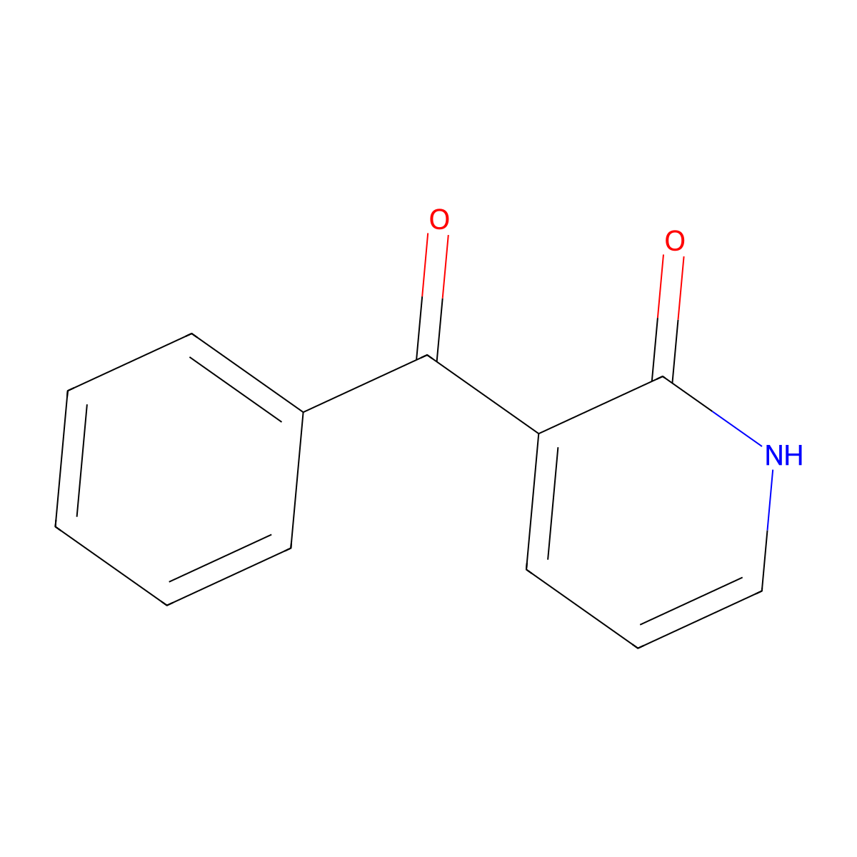 (2-Hydroxypyridin-3-yl)(phenyl)methanone molecular structure, CAS 27039-12-9