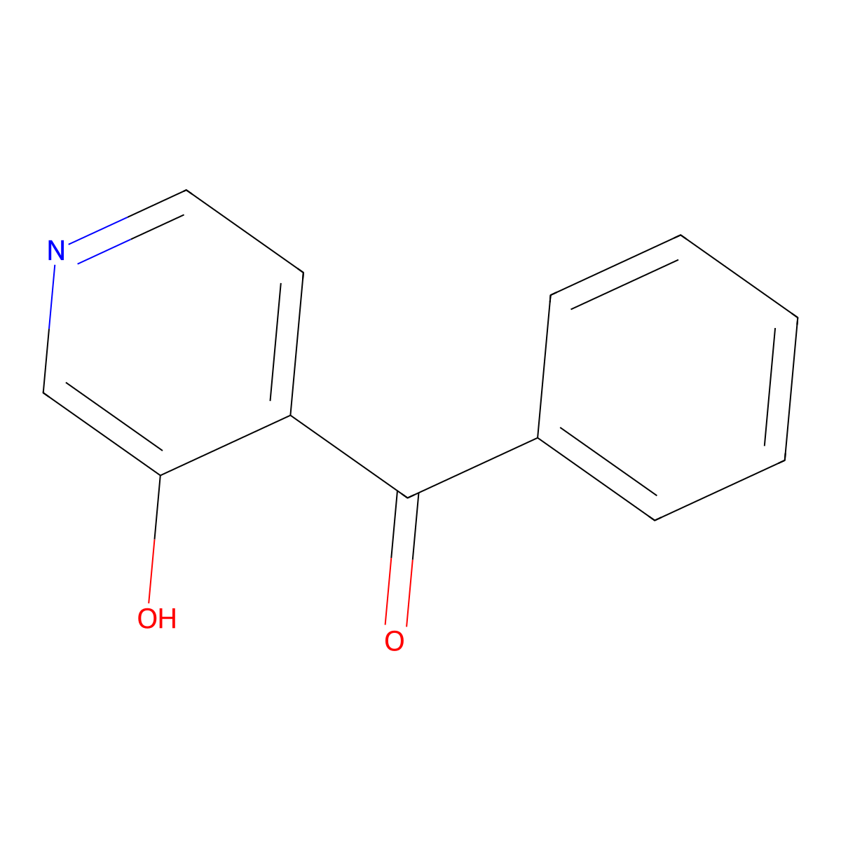 (3-Hydroxypyridin-4-yl)(phenyl)methanone molecular structure, CAS 27039-16-3