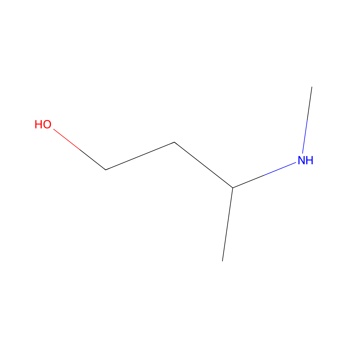 3-(Methylamino)butan-1-ol molecular structure, CAS 2704-55-4