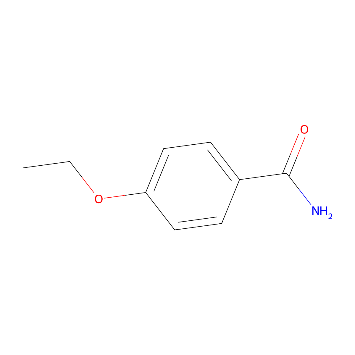 p-Ethoxybenzamide molecular structure, CAS 27043-22-7
