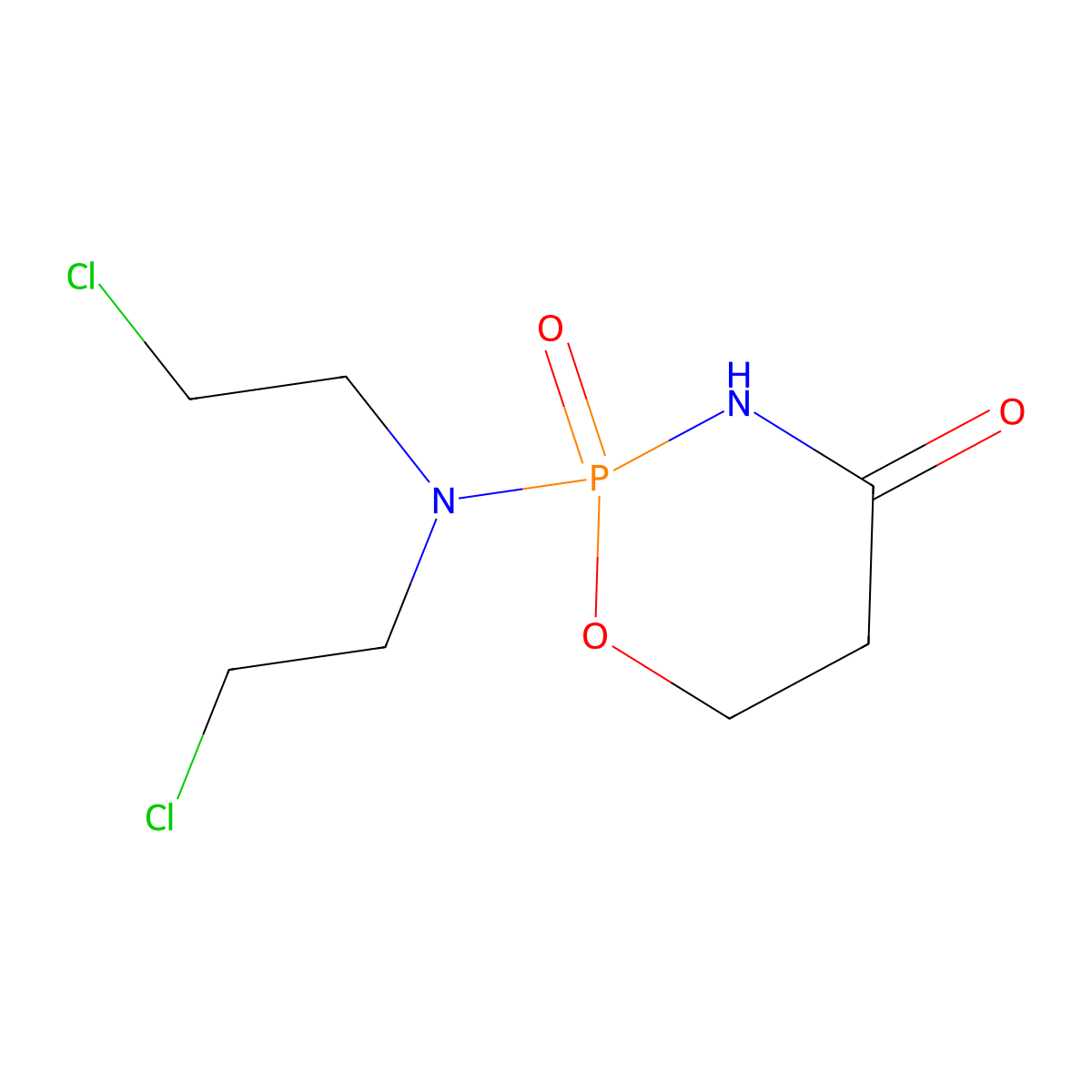 4-Ketocyclophosphamide molecular structure, CAS 27046-19-1