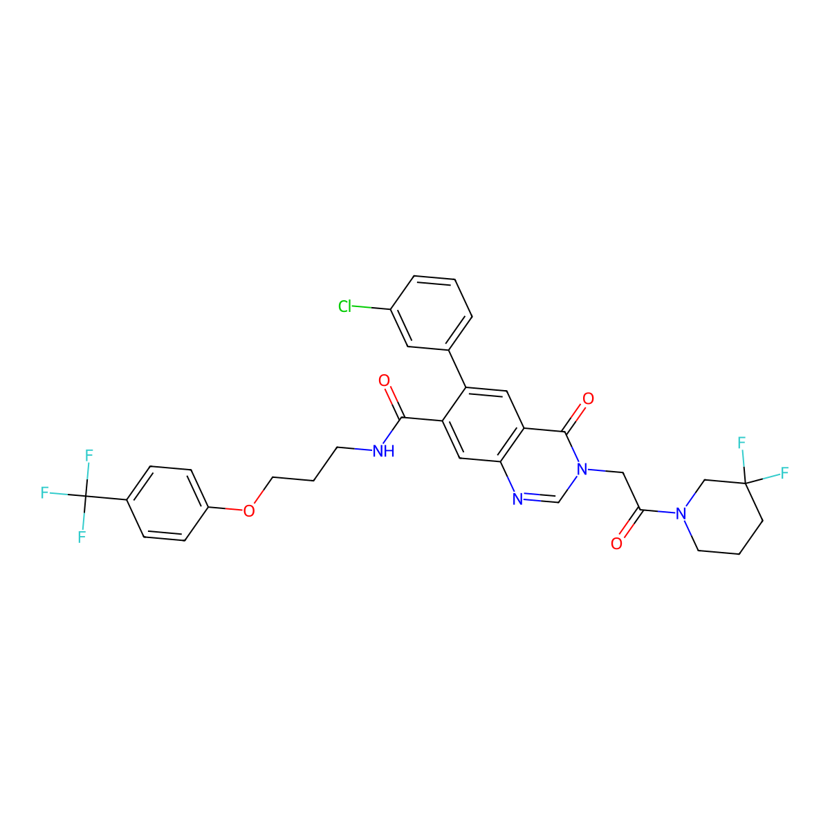 NOD1/2 antagonist-1 molecular structure, CAS 2704623-69-6