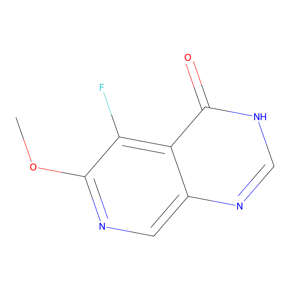 5-Fluoro-6-methoxy-3H-pyrido[3,4-D]pyrimidin-4-one molecular structure, CAS 2704631-18-3