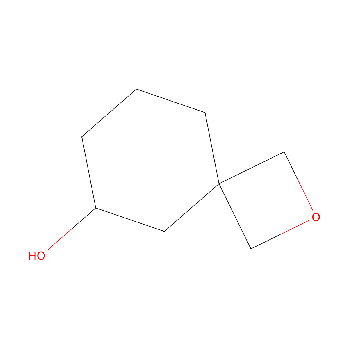 2-Oxaspiro[3.5]nonan-6-OL molecular structure, CAS 2705257-49-2