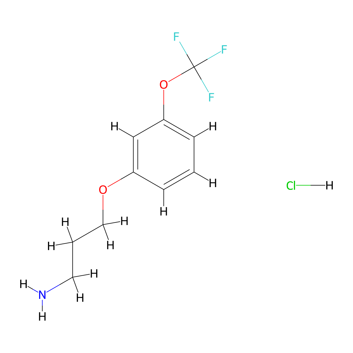 3-(3-(Trifluoromethoxy)phenoxy)propan-1-amine hydrochloride molecular structure, CAS 2705871-94-7