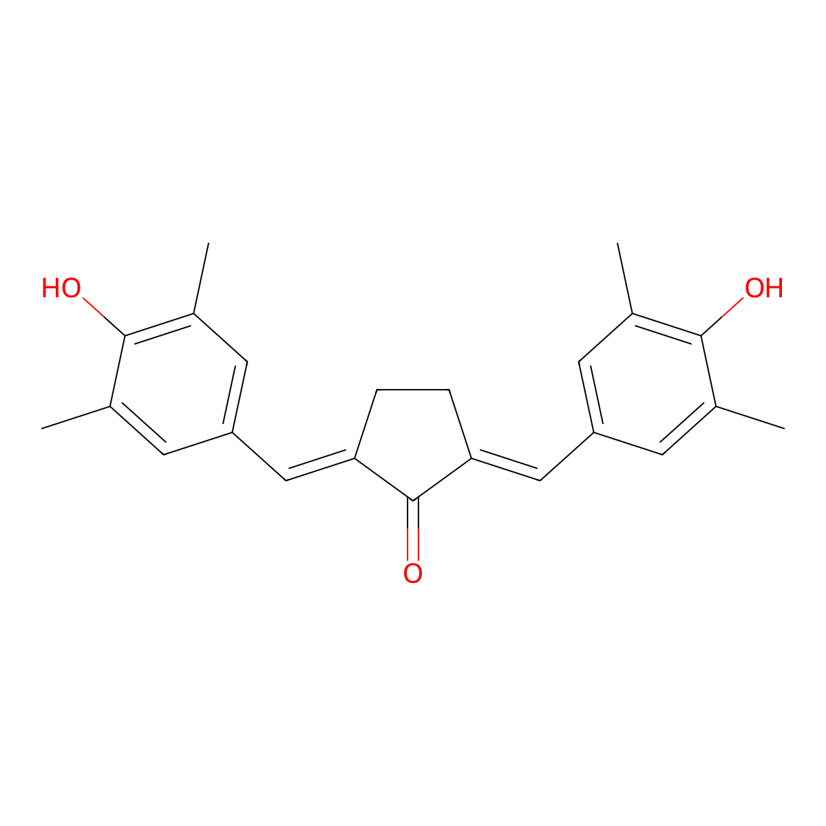Pentagamavunon-1 molecular structure, CAS 27060-70-4