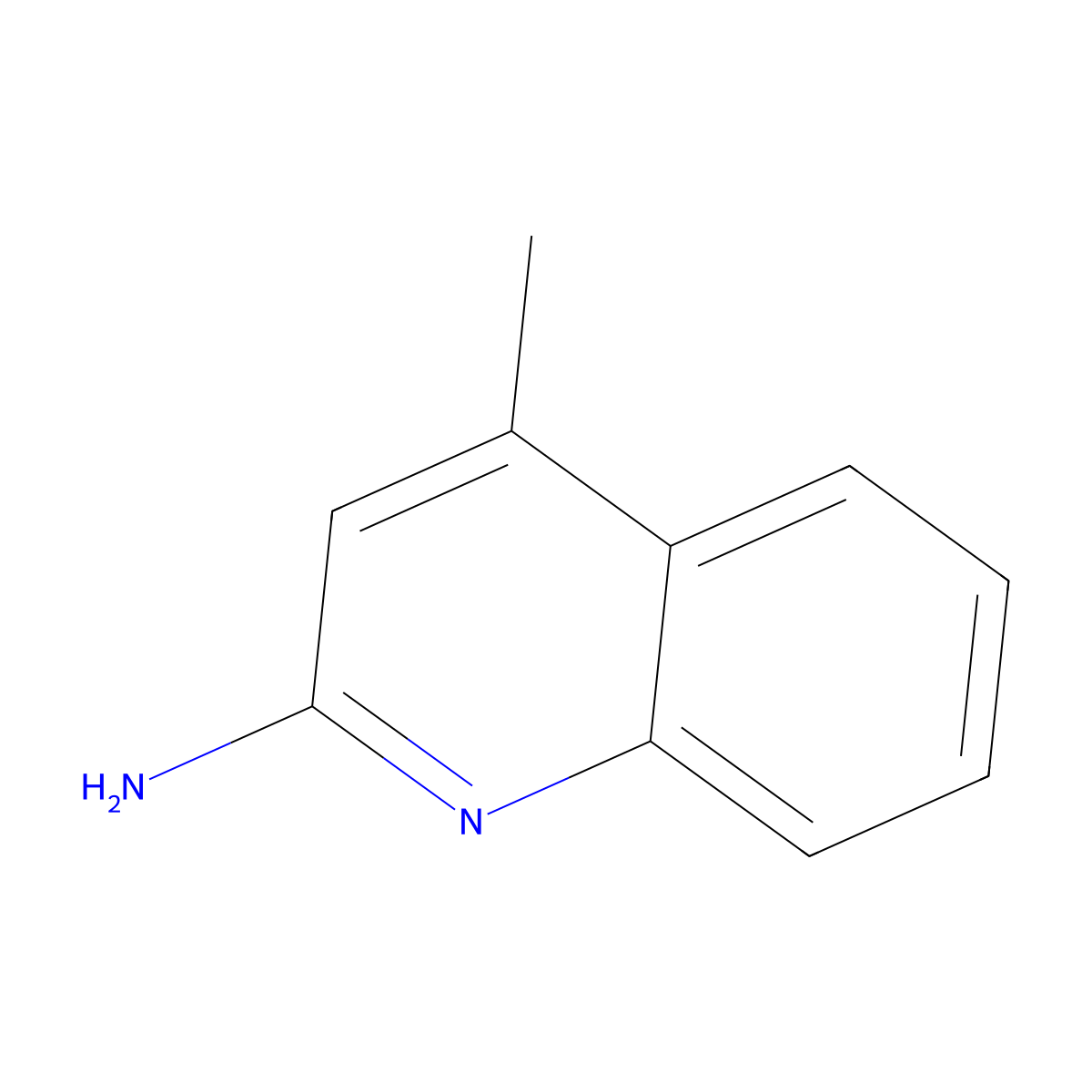 4-Methylquinolin-2-amine molecular structure, CAS 27063-27-0