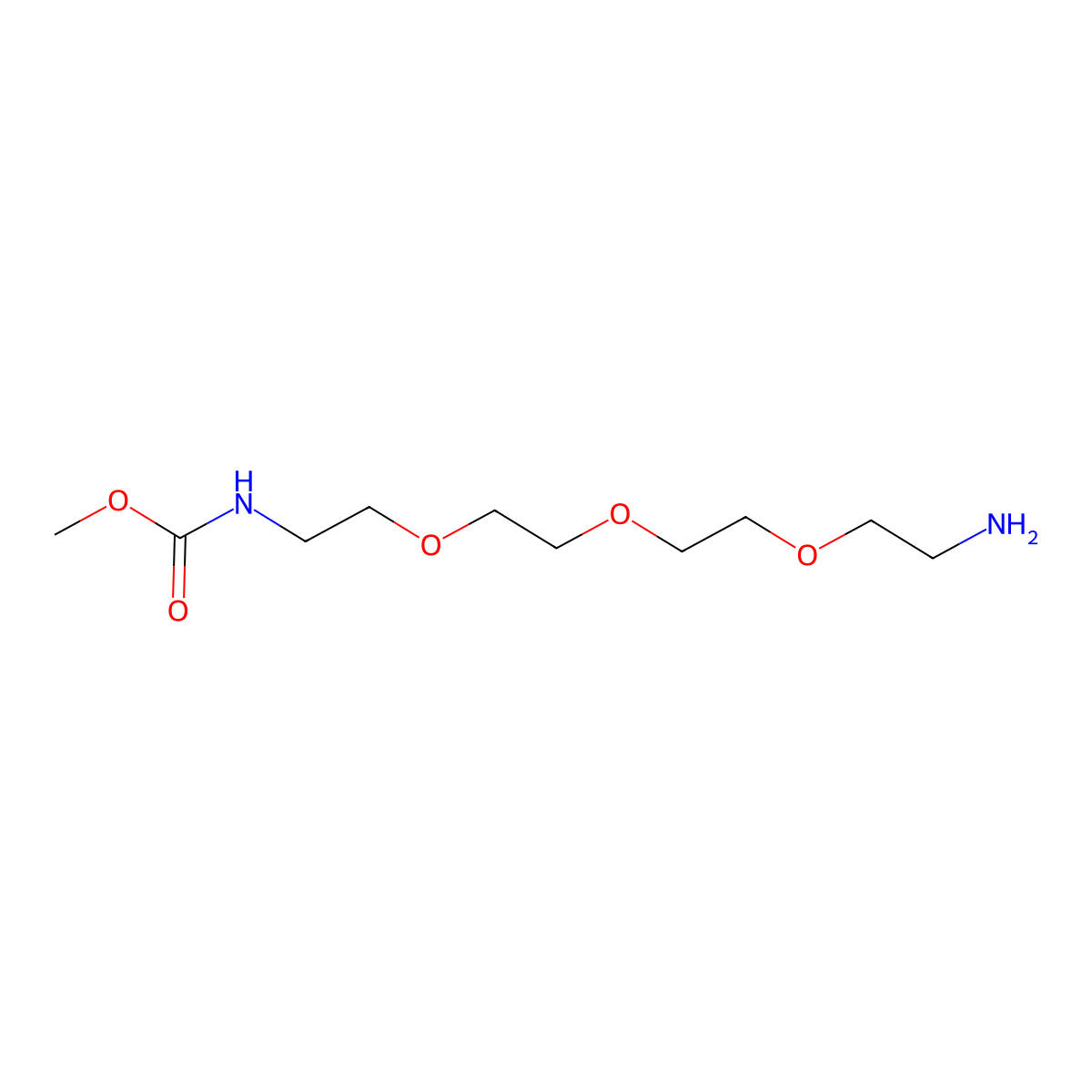 Methyl 13-amino-5,8,11-trioxa-2-aZatridecanoate molecular structure, CAS 2706330-27-8