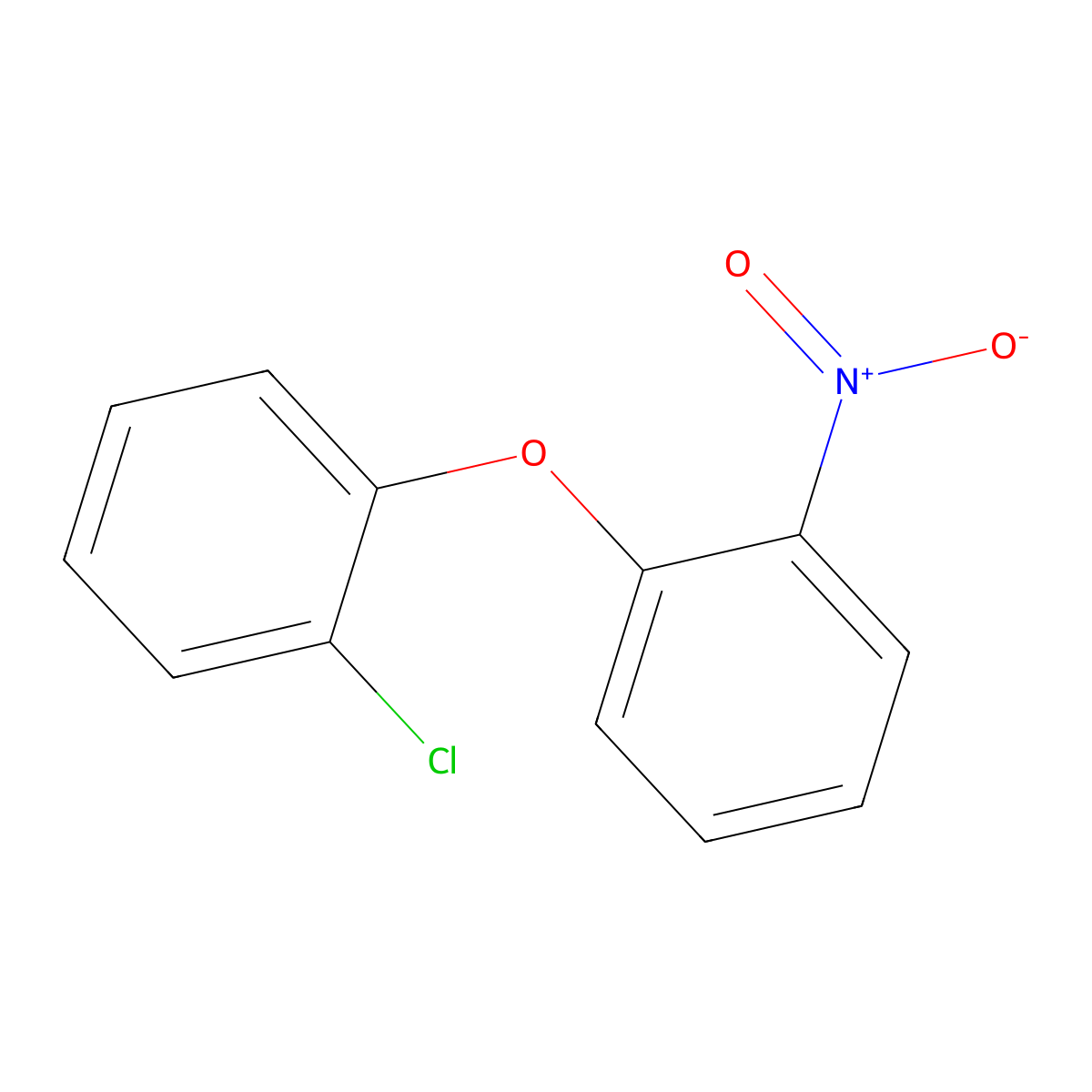 1-(2-Chlorophenoxy)-2-nitrobenzene molecular structure, CAS 27064-00-2