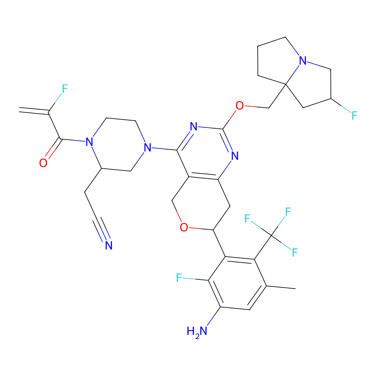 Krasg12C IN-2 molecular structure, CAS 2706637-12-7
