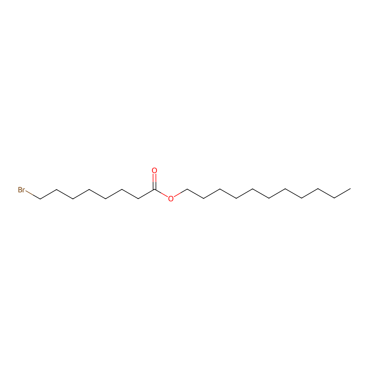 Undecyl 8-bromooctanoate molecular structure, CAS 2707440-34-2
