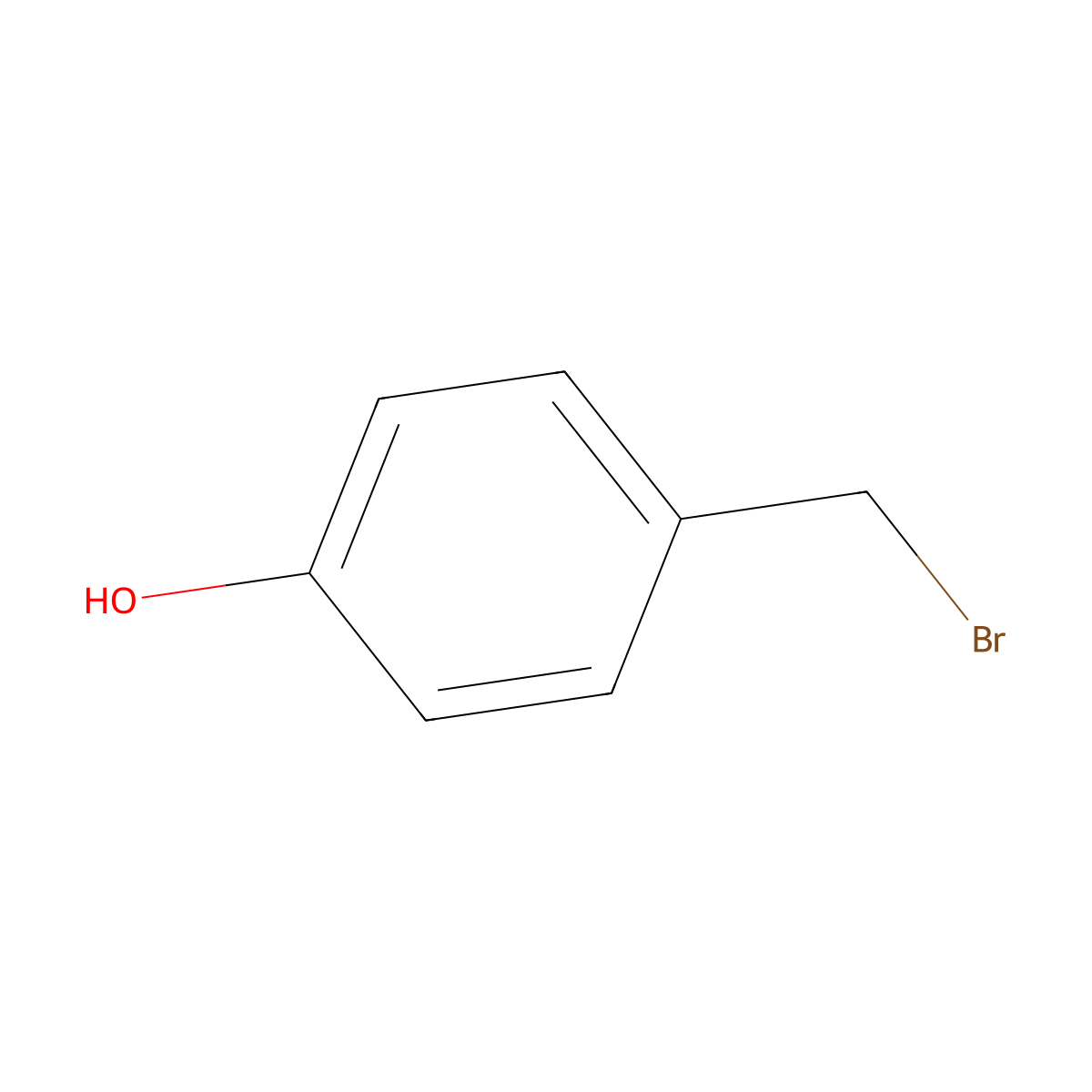 Bromocresol molecular structure, CAS 27079-92-1