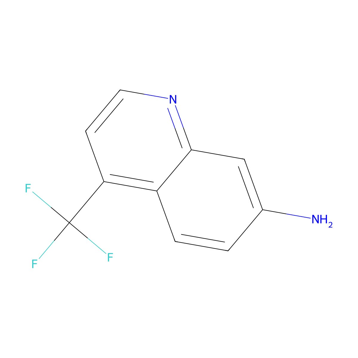 4-(Trifluoromethyl)quinolin-7-amine molecular structure, CAS 2708280-94-6