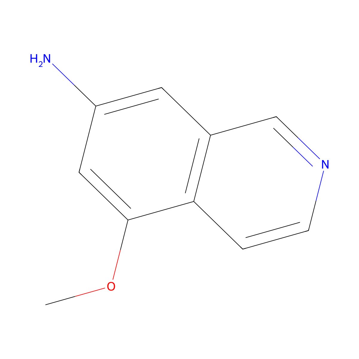 5-Methoxyisoquinolin-7-aMine molecular structure, CAS 2708281-76-7