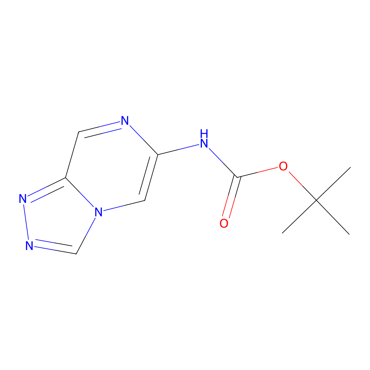 tert-butyl N-([1,2,4]triazolo[4,3-a]pyrazin-6-yl)carbamate molecular structure, CAS 2708282-43-1