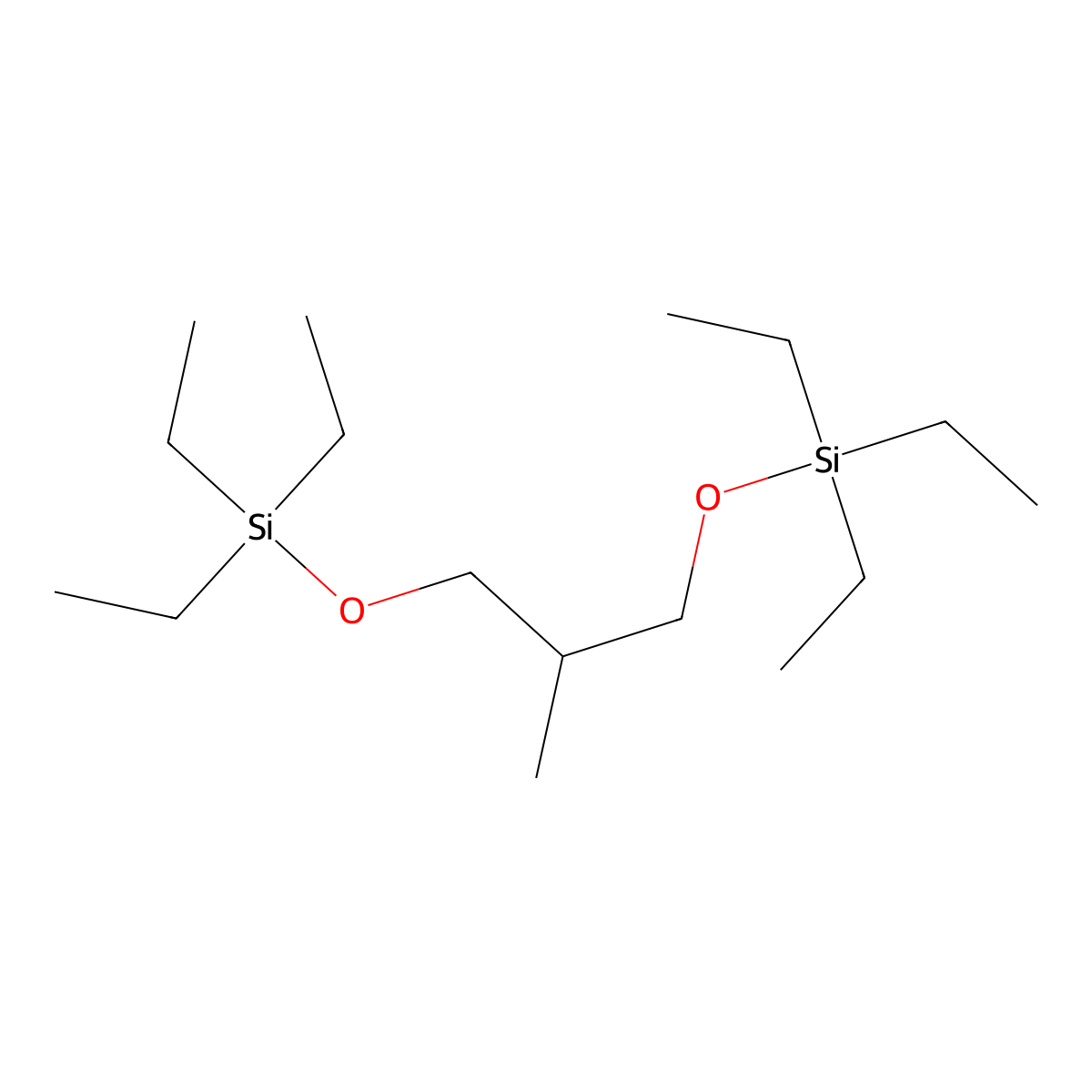3,3,9,9-Tetraethyl-6-methyl-4,8-dioxa-3,9-disilaundecane molecular structure, CAS 2708286-60-4