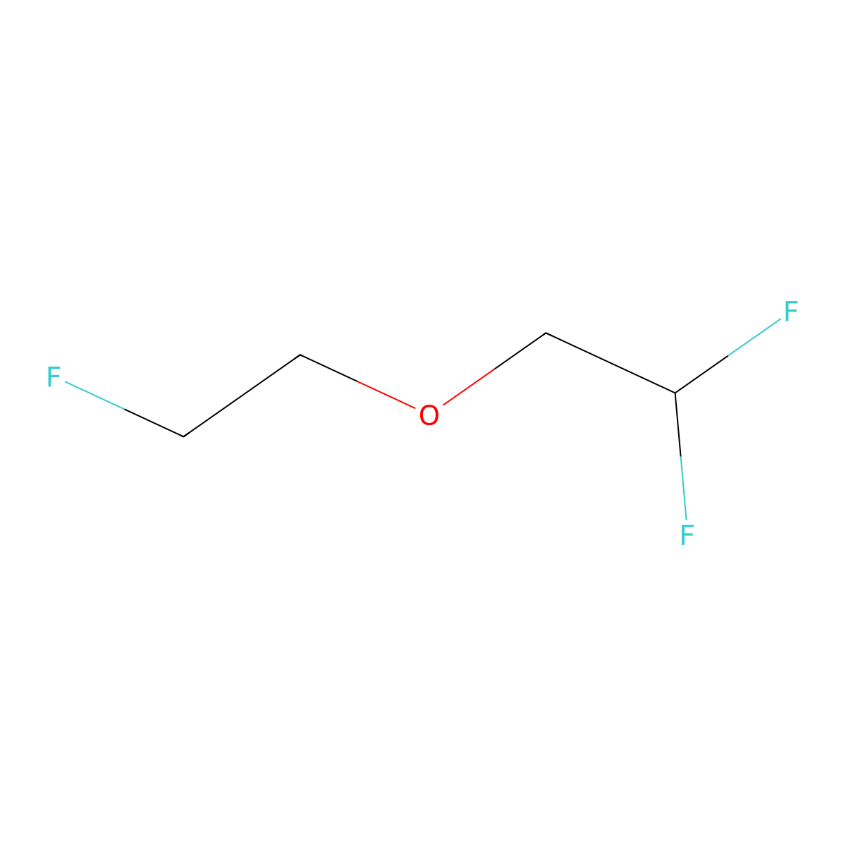 1,1-Difluoro-2-(2-fluoroethoxy)ethane molecular structure, CAS 2708335-42-4