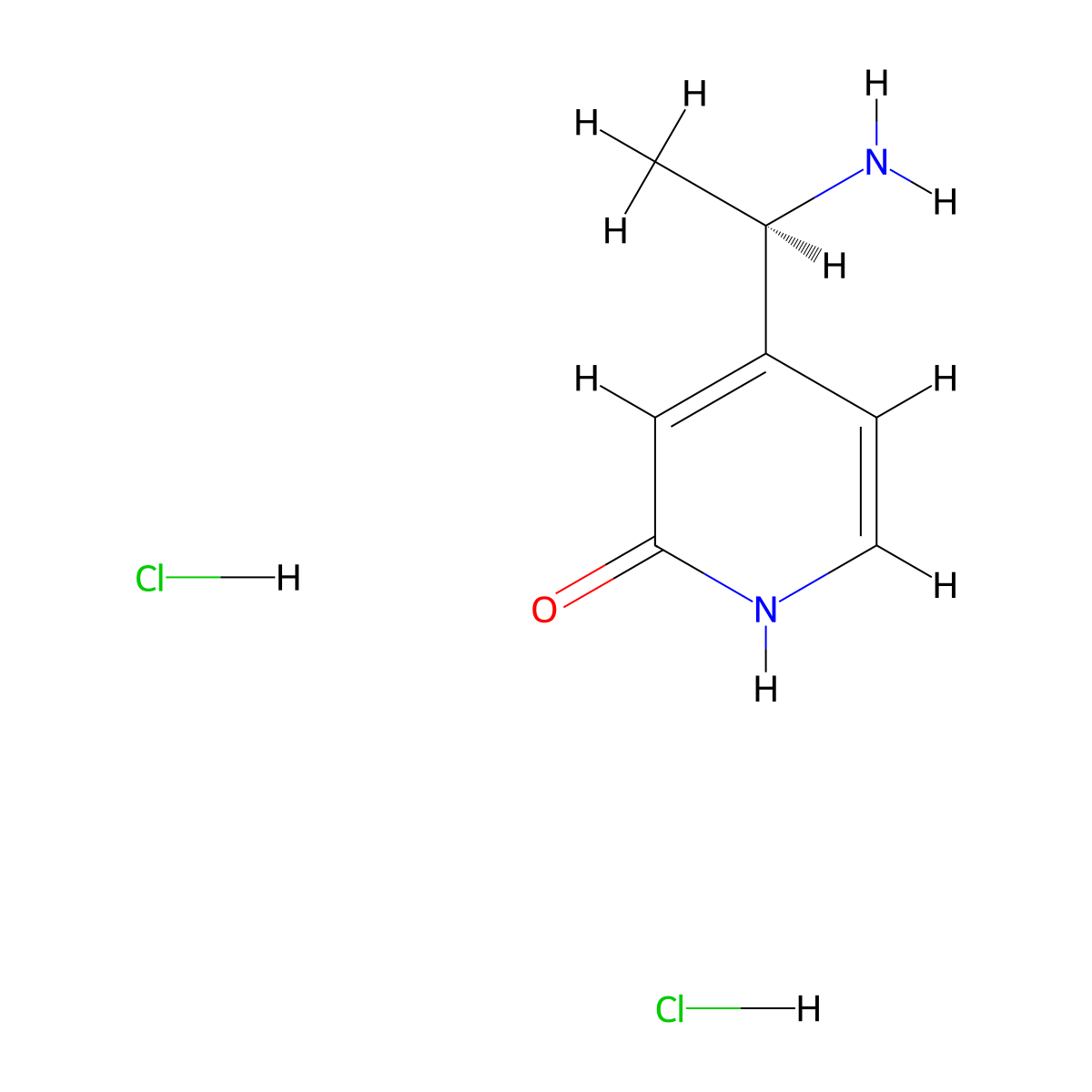 (R)-4-(1-Aminoethyl)pyridin-2-OL dihydrochloride molecular structure, CAS 2708340-98-9