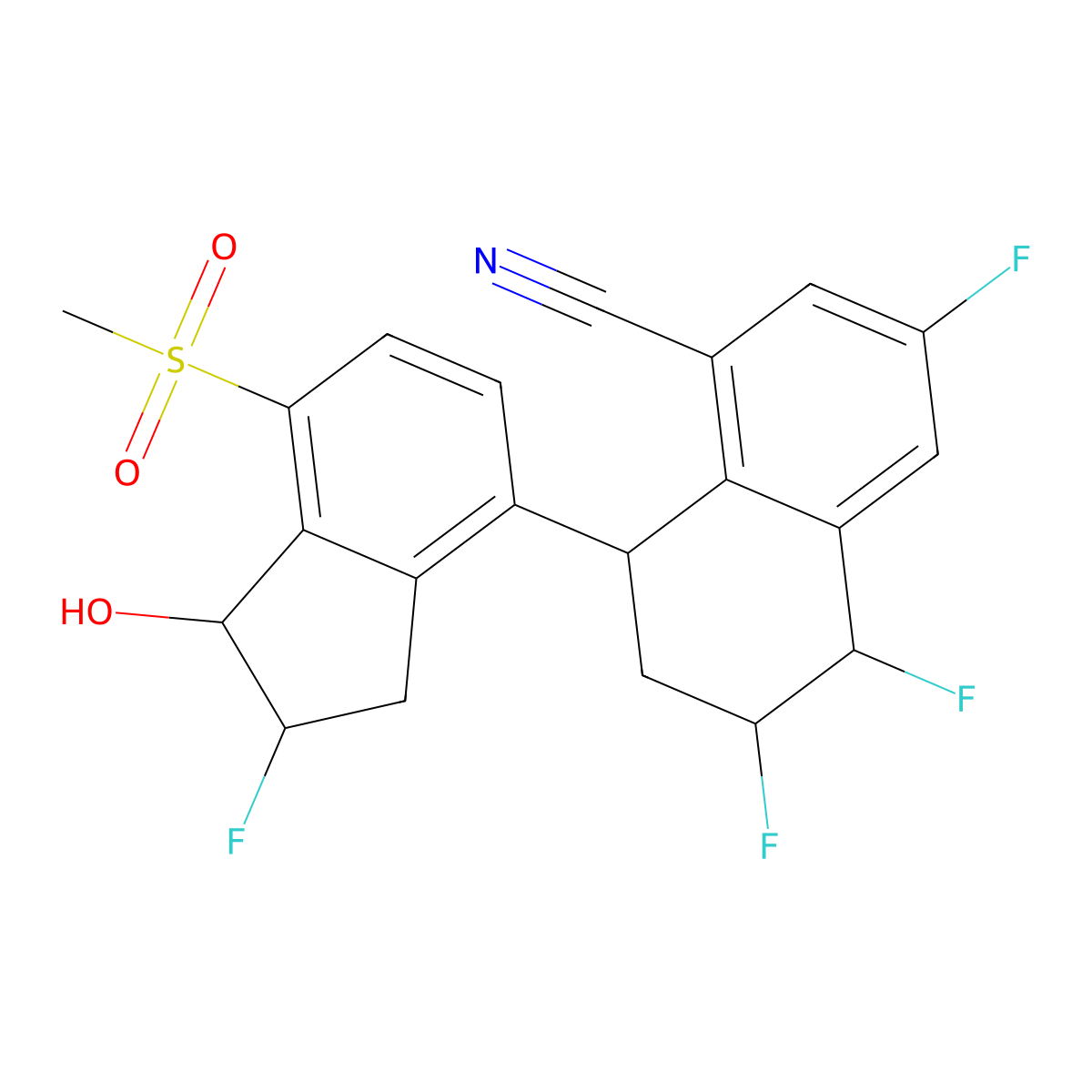 Casdatifan molecular structure, CAS 2709069-30-5