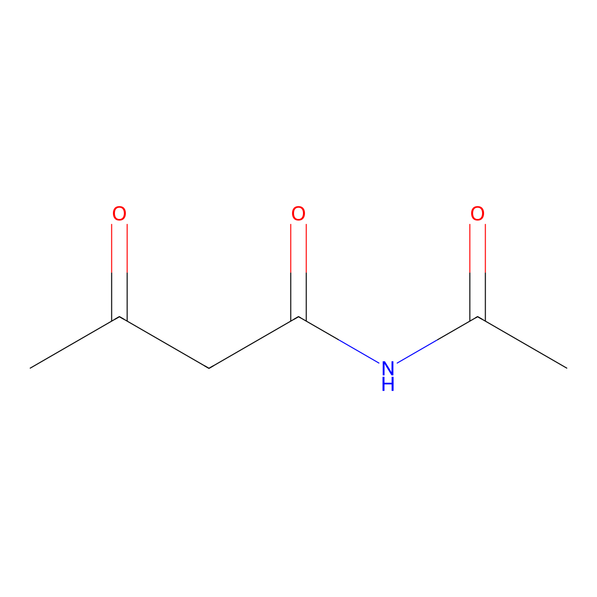 N-acetyl-3-oxobutanamide molecular structure, CAS 27091-70-9