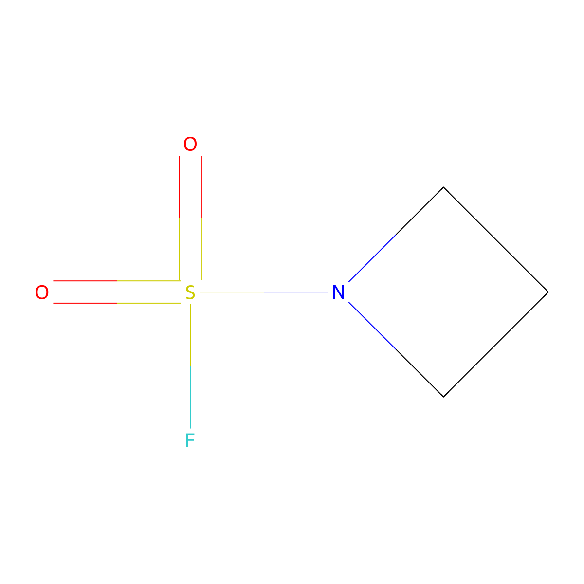 Azetidine-1-sulfonyl fluoride molecular structure, CAS 2709427-97-2