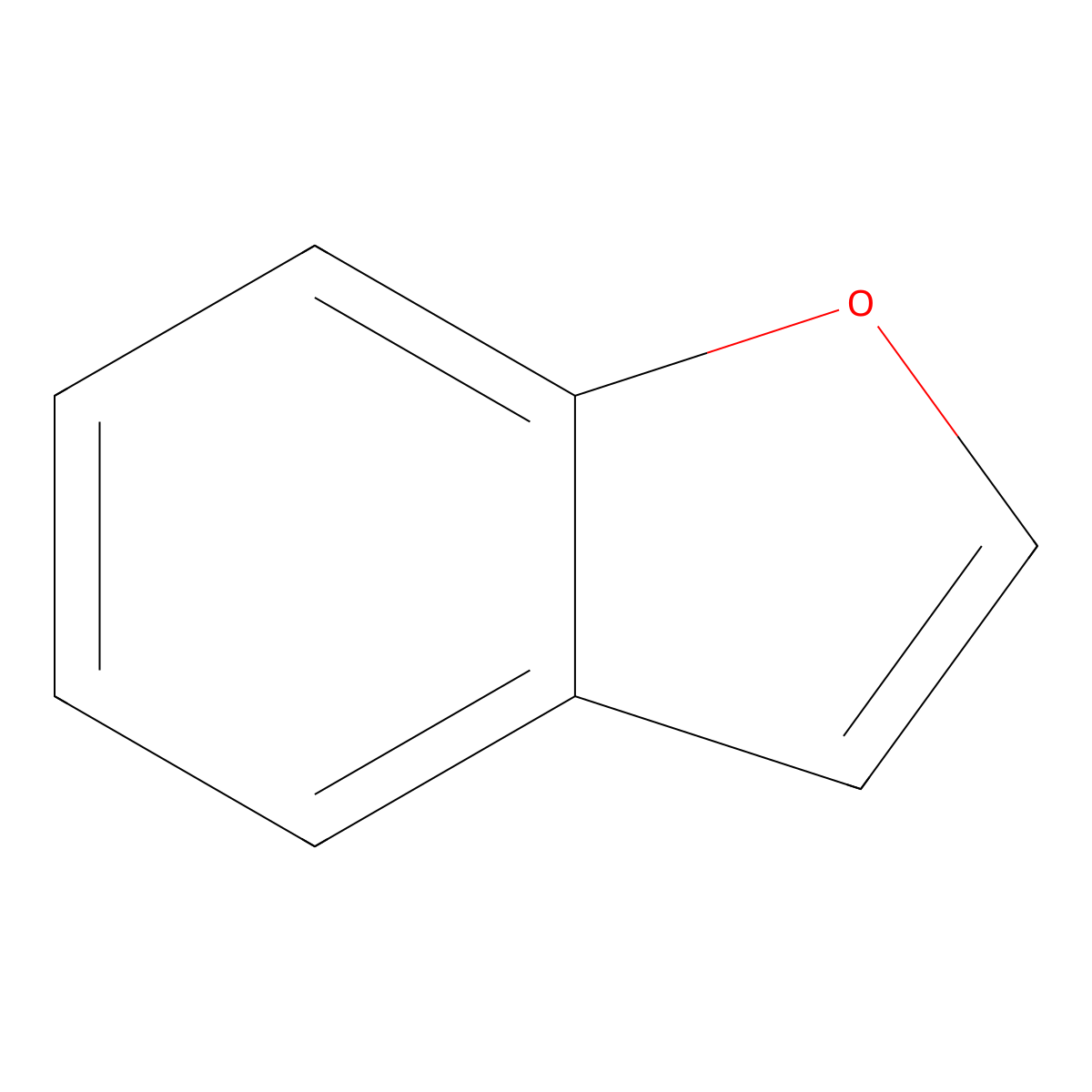 Benzofuran molecular structure, CAS 271-89-6