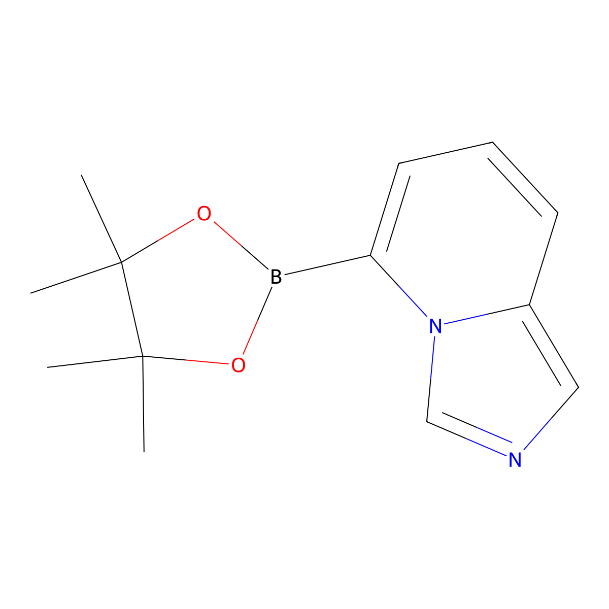 5-(4,4,5,5-Tetramethyl-1,3,2-dioxaborolan-2-yl)imidazo[1,5-a]pyridine molecular structure, CAS 2710294-48-5