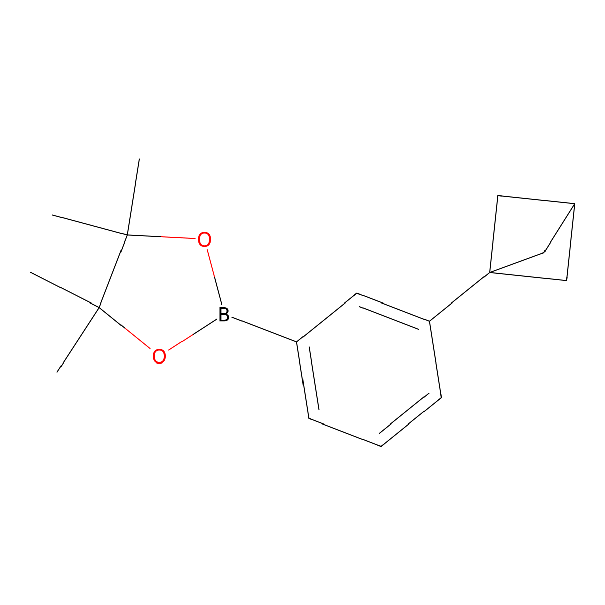 2-(3-(Bicyclo[1.1.1]pentan-1-yl)phenyl)-4,4,5,5-tetramethyl-1,3,2-dioxaborolane molecular structure, CAS 2710295-62-6
