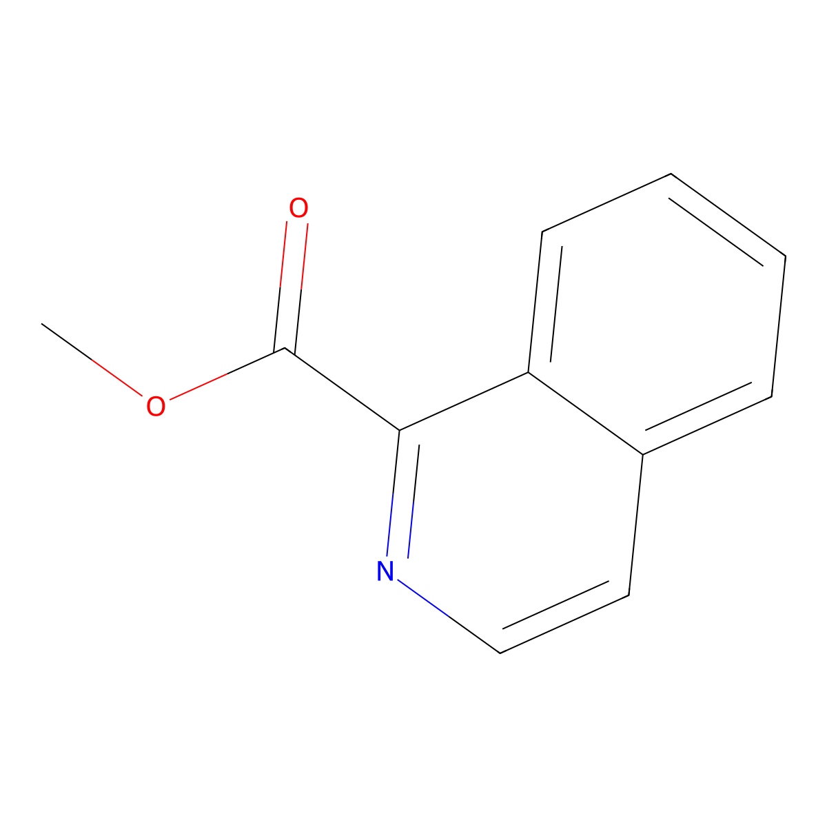Methyl isoquinoline-1-carboxylate molecular structure, CAS 27104-72-9