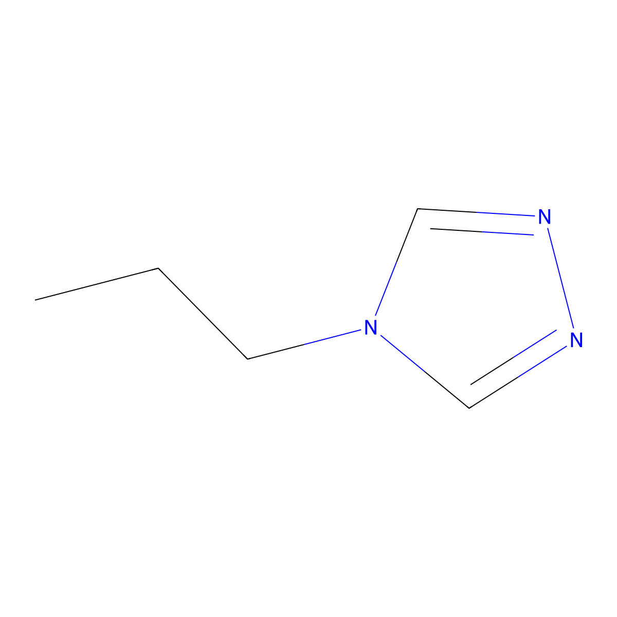 4-Propyl-4H-1,2,4-triazole molecular structure, CAS 27104-95-6