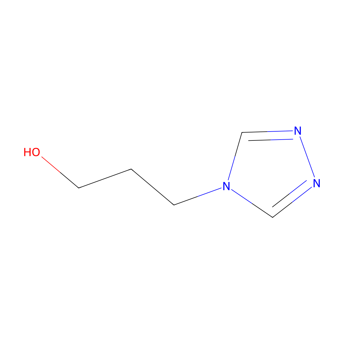 3-(4H-1,2,4-Triazol-4-yl)propan-1-ol molecular structure, CAS 27106-94-1
