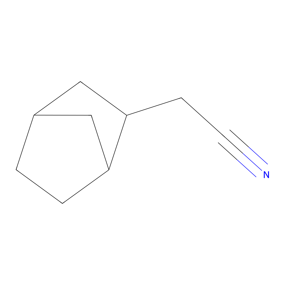 2-{Bicyclo[2.2.1]heptan-2-yl}acetonitrile molecular structure, CAS 27108-25-4
