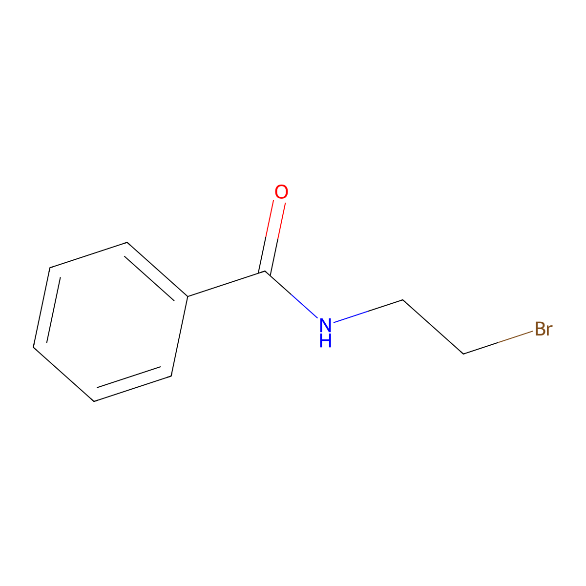 n-(2-Bromo-ethyl)-benzamide molecular structure, CAS 27110-61-8