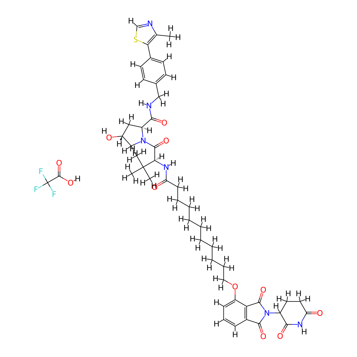 Zxh-4-130 (tfa) molecular structure, CAS 2711006-67-4