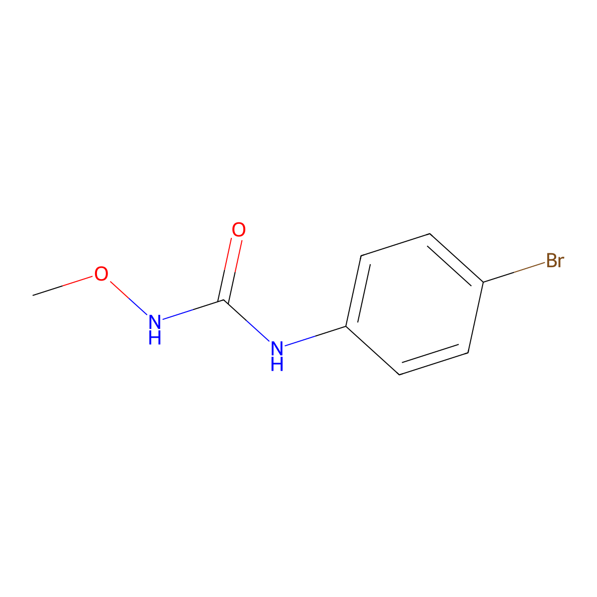 1-(4-Bromophenyl)-3-methoxyurea molecular structure, CAS 27112-32-9