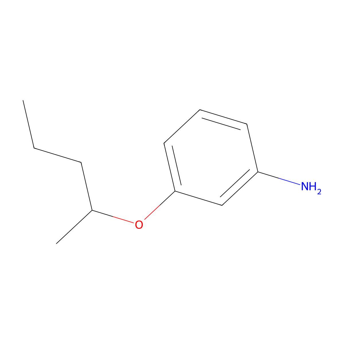 3-(Pentan-2-yloxy)aniline molecular structure, CAS 27125-87-7