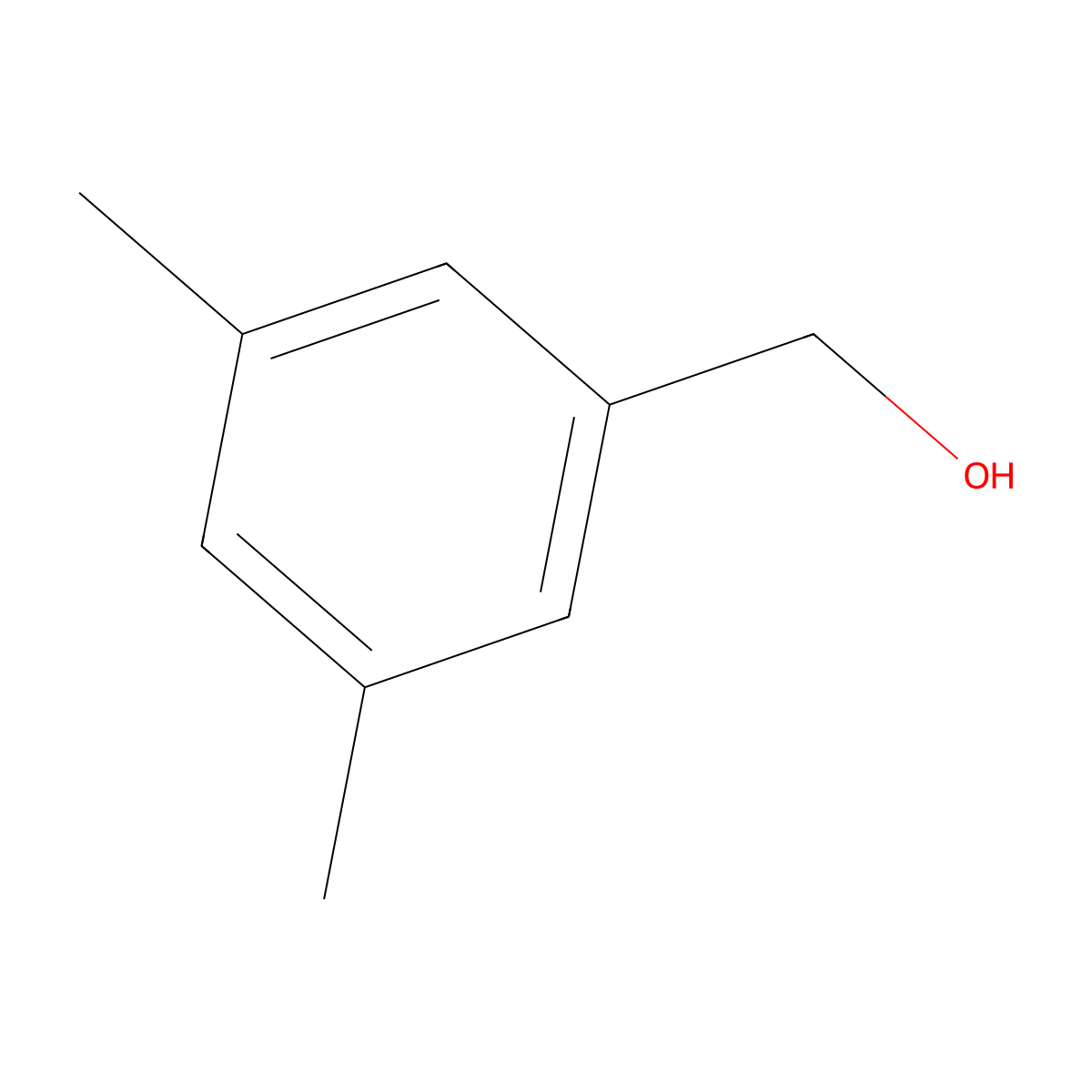 3,5-Dimethylbenzyl alcohol molecular structure, CAS 27129-87-9