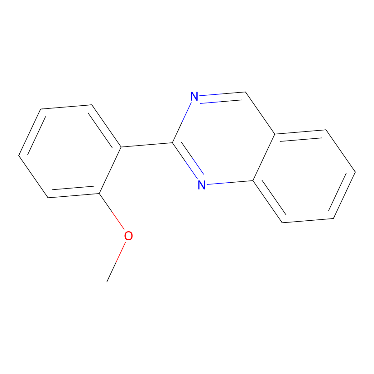 2-(2-Methoxyphenyl)quinazoline molecular structure, CAS 27131-17-5