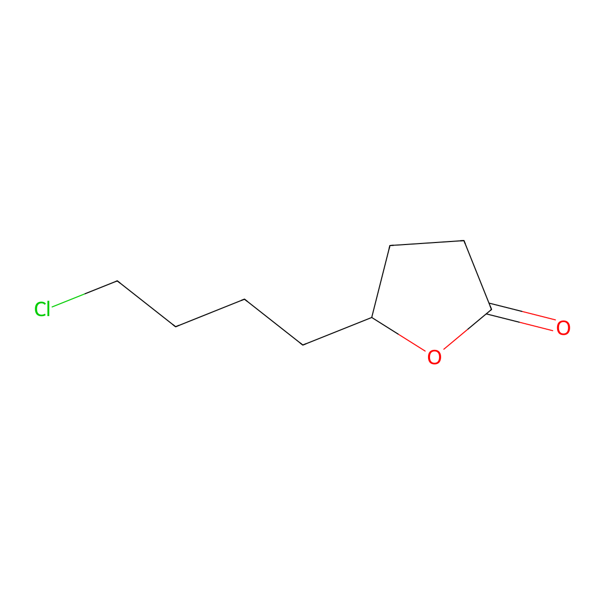 5-(4-Chlorobutyl)dihydrofuran-2(3H)-one molecular structure, CAS 2715193-36-3