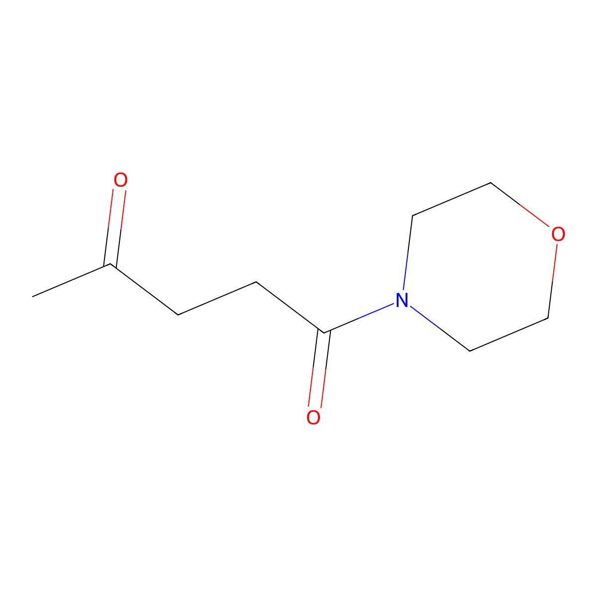 1-(4-Morpholinyl)-1,4-pentanedione molecular structure, CAS 27152-25-6