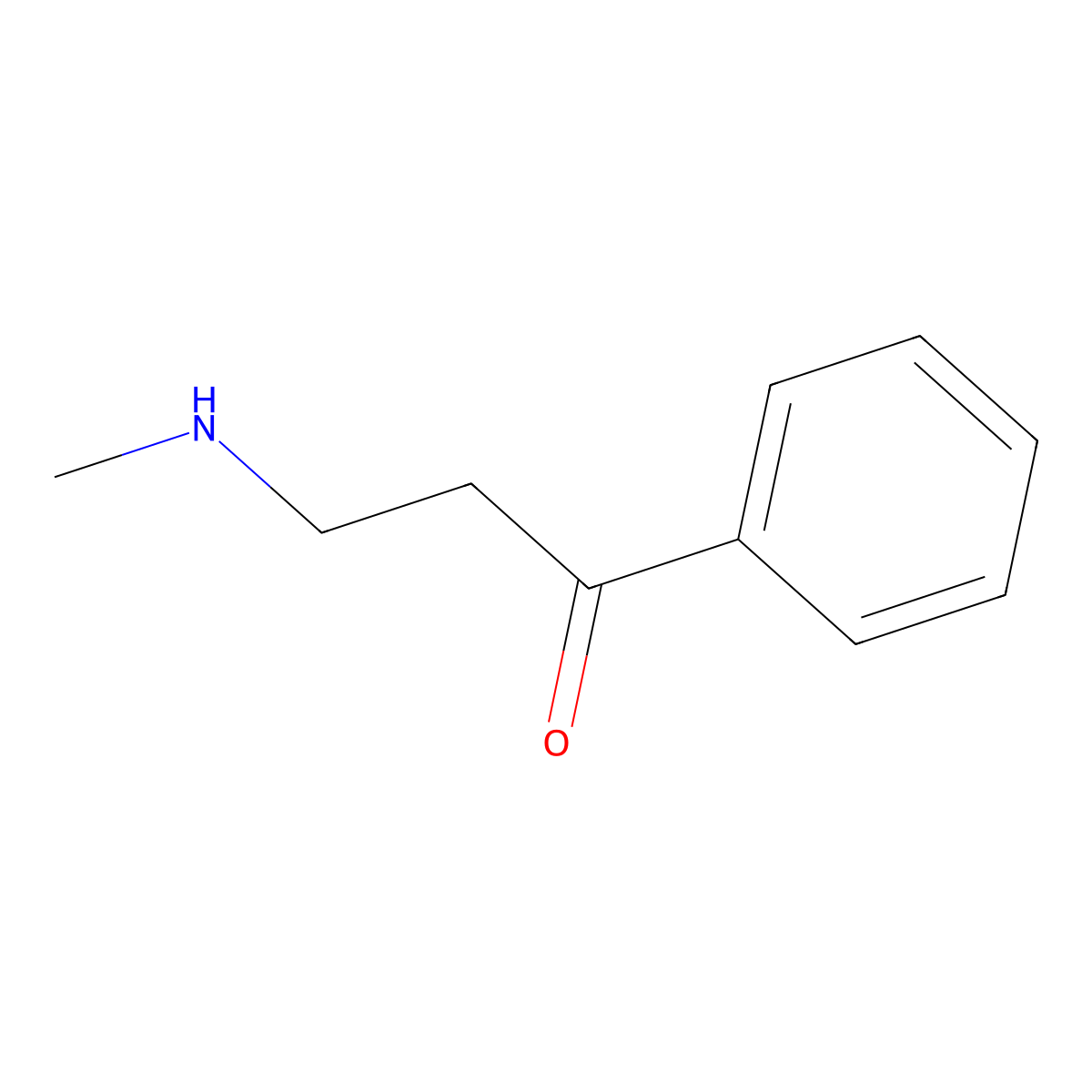3-(Methylamino)-1-phenylpropan-1-one molecular structure, CAS 27152-62-1