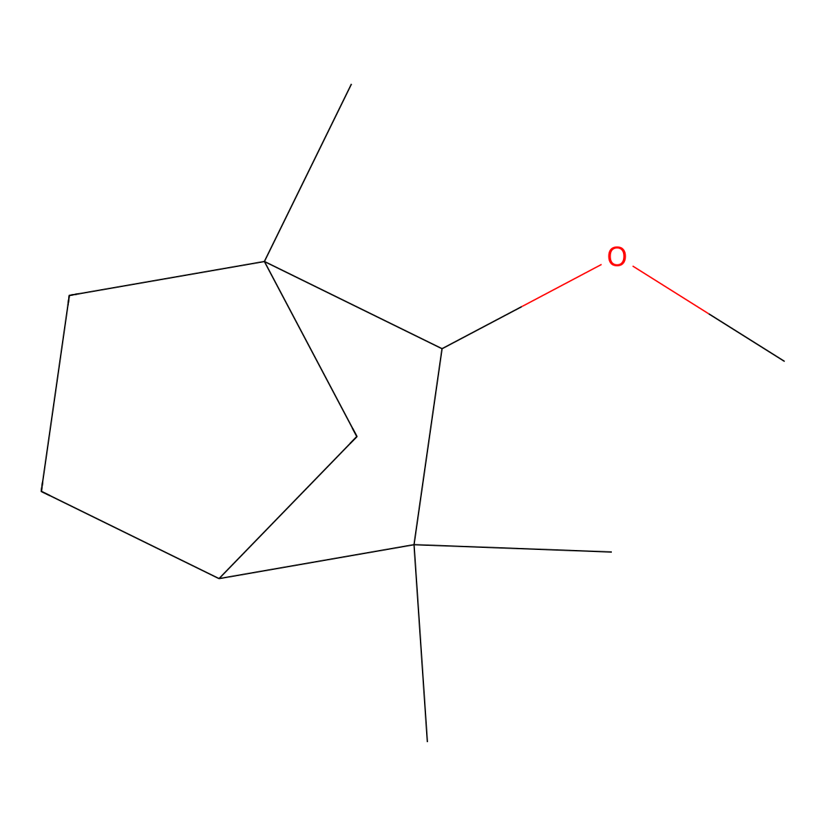 2-Methoxy-1,3,3-trimethylbicyclo[2.2.1]heptane molecular structure, CAS 27153-53-3