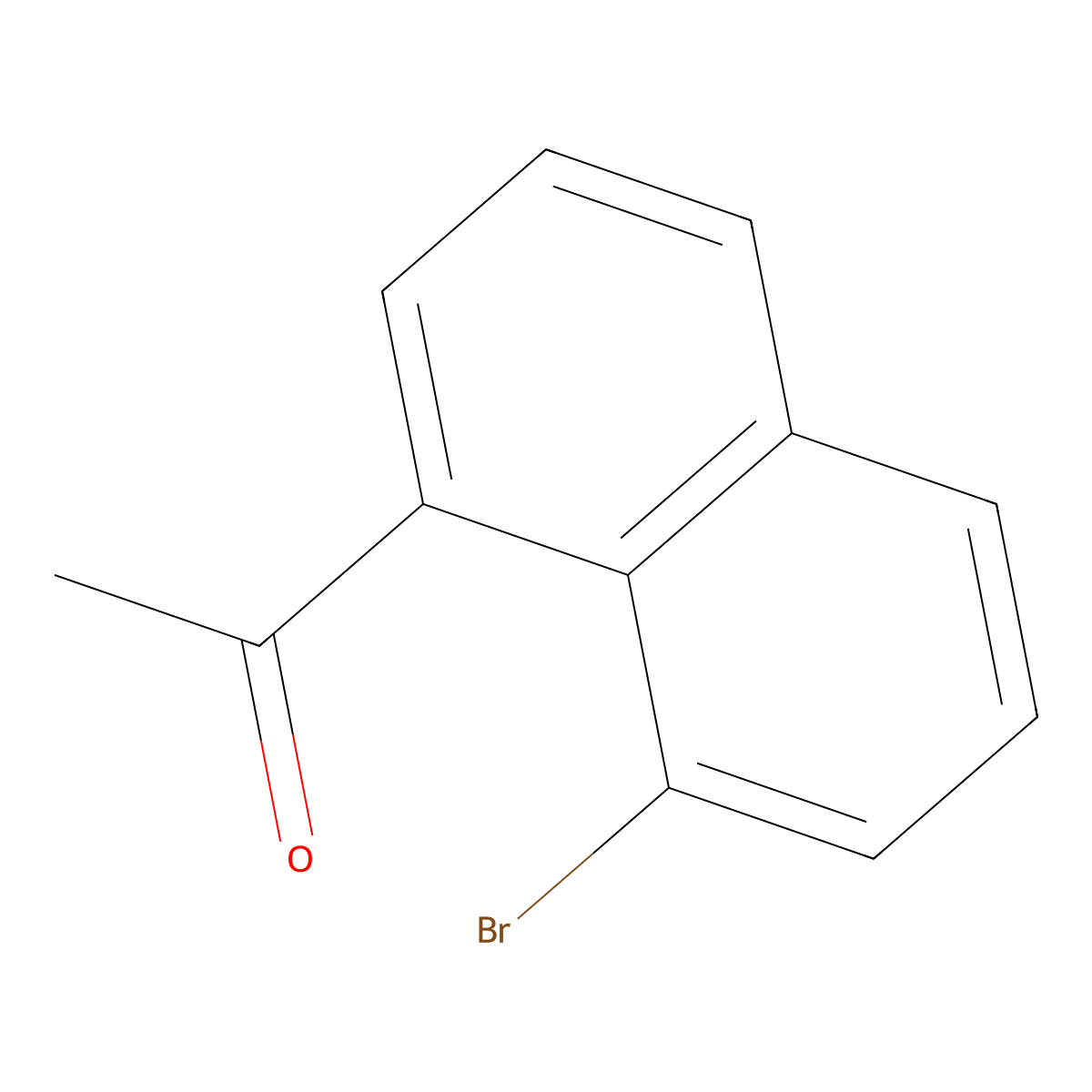 1-(8-Bromo-1-naphthyl)ethanone molecular structure, CAS 271572-76-0
