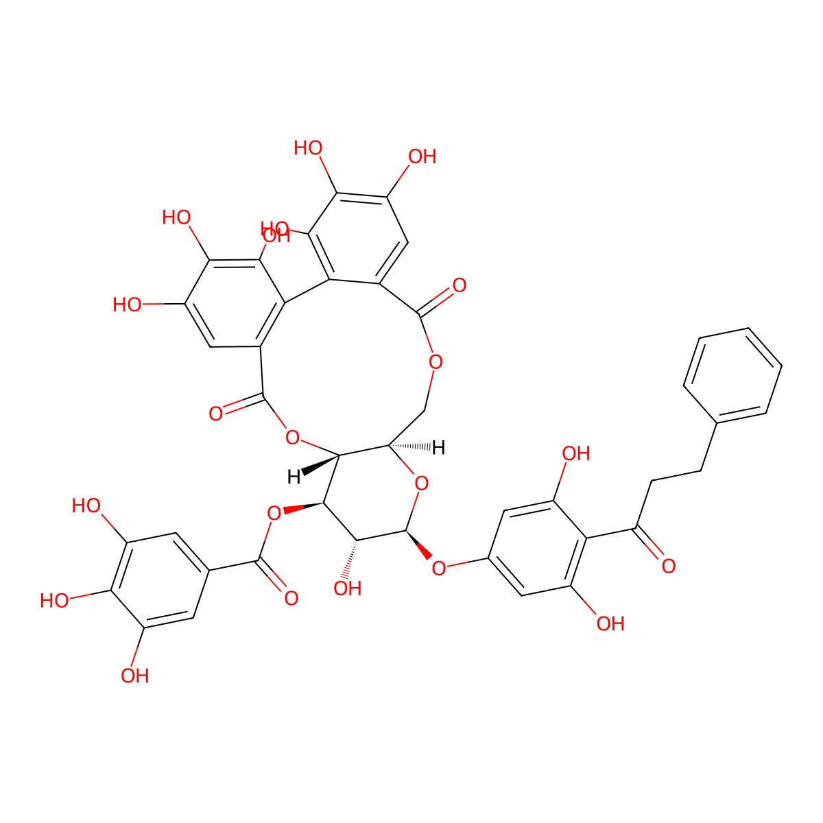 Thonningianin A molecular structure, CAS 271579-11-4