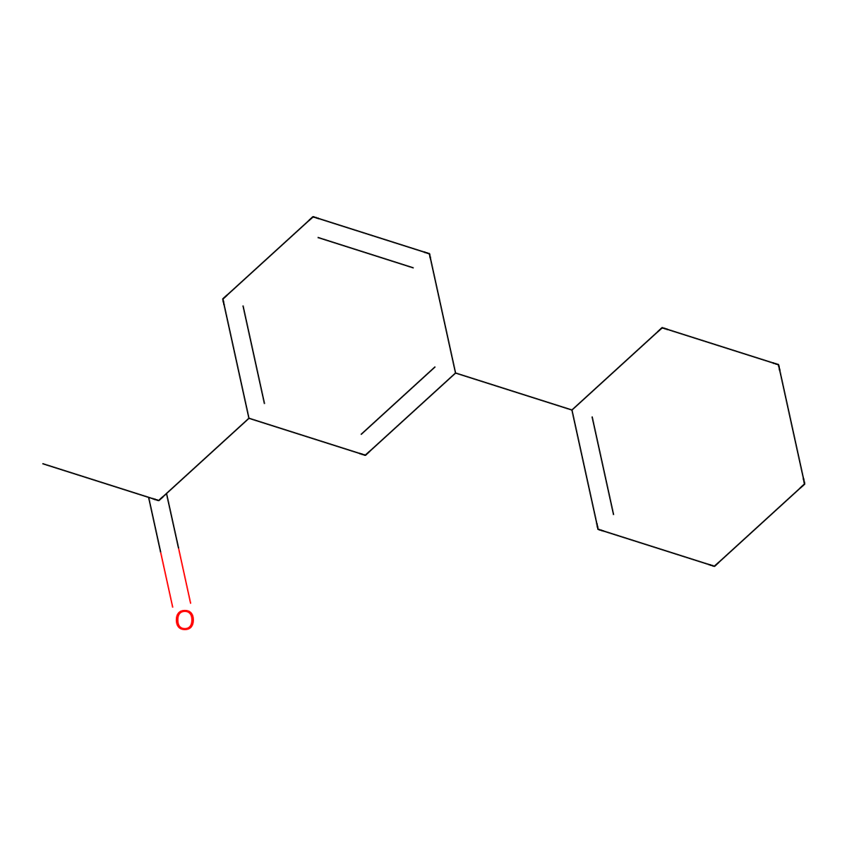 1-(3-Cyclohexenylphenyl)ethanone molecular structure, CAS 27159-46-2
