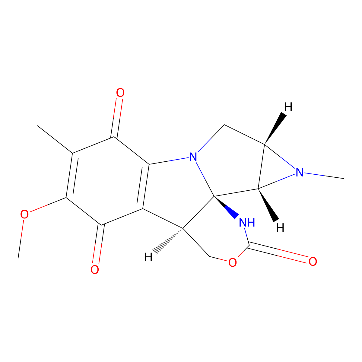 Mitiromycin molecular structure, CAS 27164-43-8