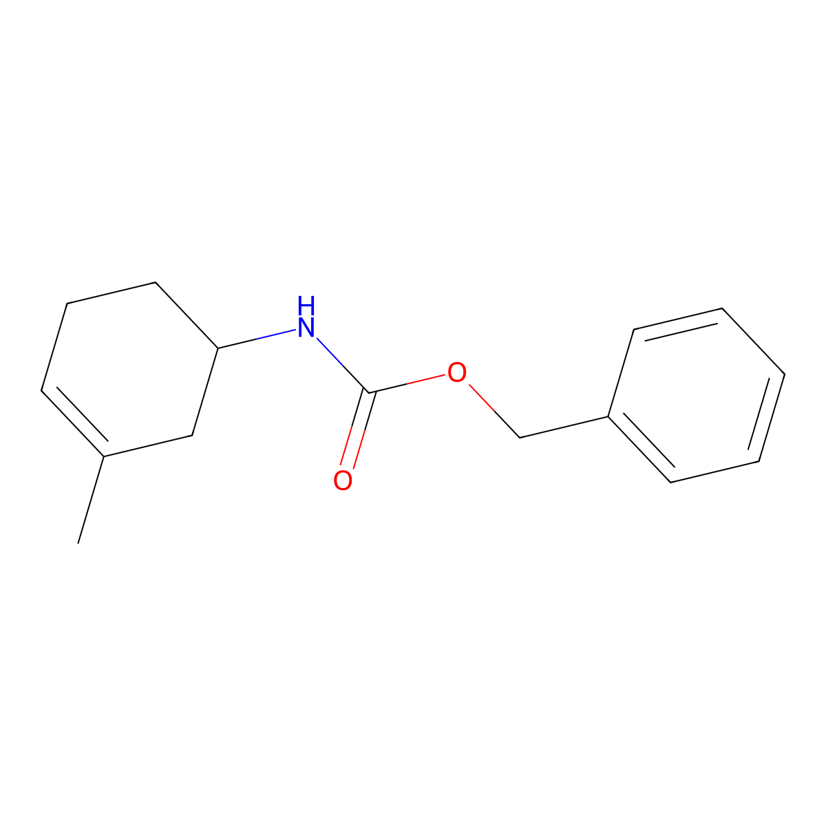 benzyl N-(3-methylcyclohex-3-en-1-yl)carbamate molecular structure, CAS 2716848-97-2