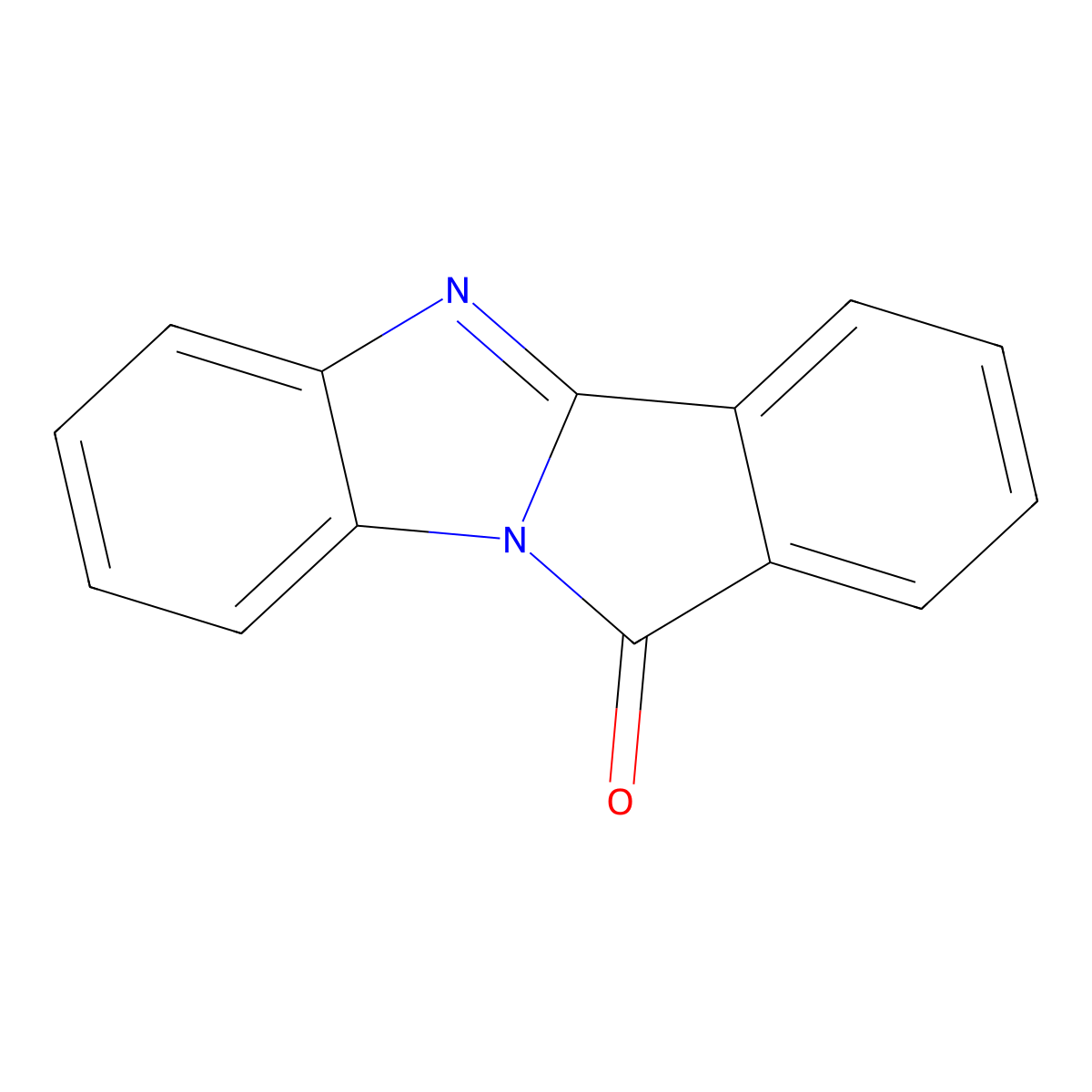 11H-Isoindolo[2,1-a]benzimidazol-11-one molecular structure, CAS 2717-05-7