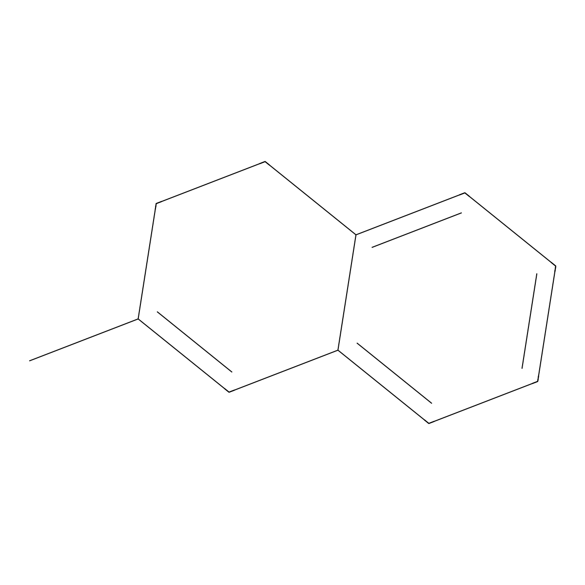 Dihydromethylnaphthalene molecular structure, CAS 2717-44-4